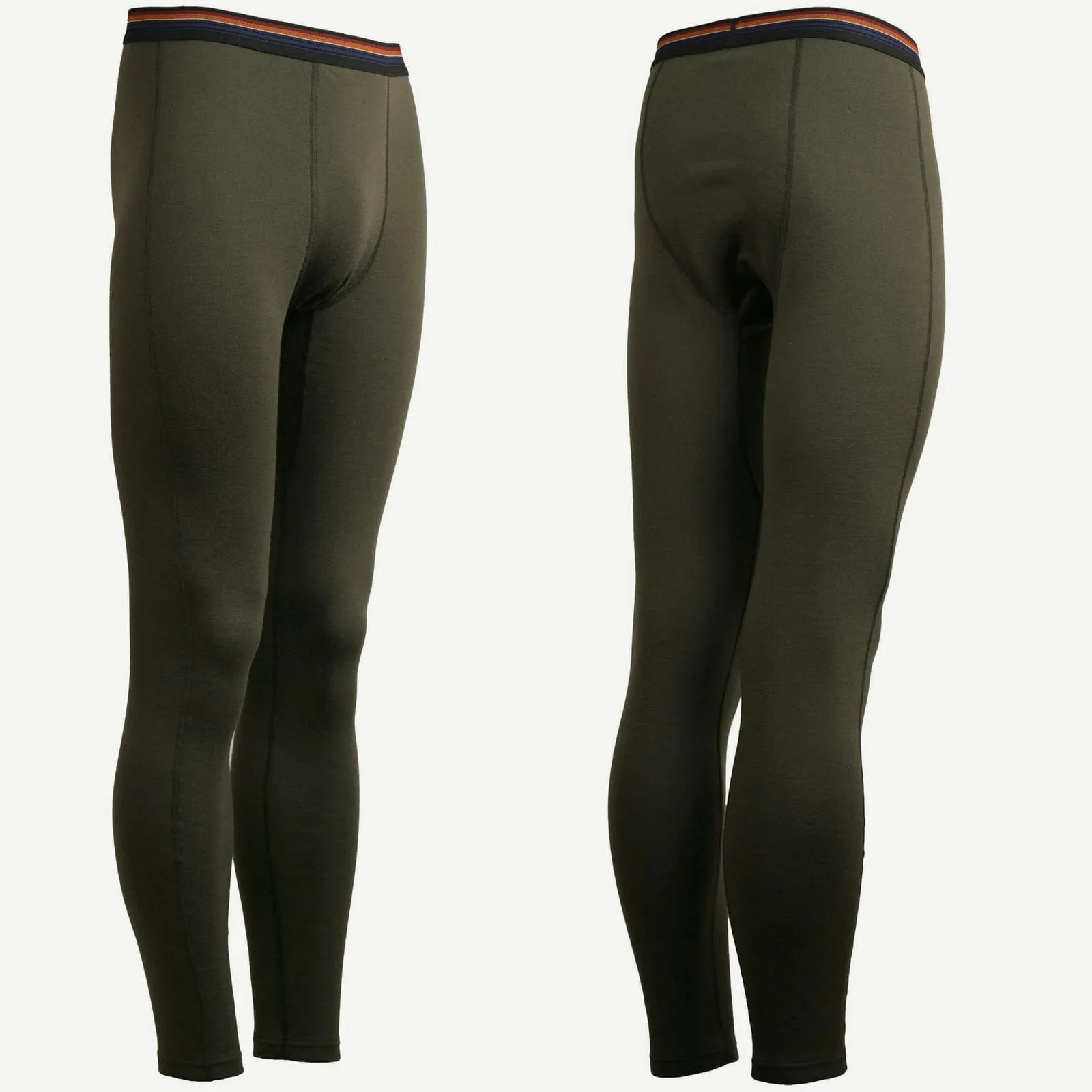 Men's extra warm leggings Altai — Dark green (2)