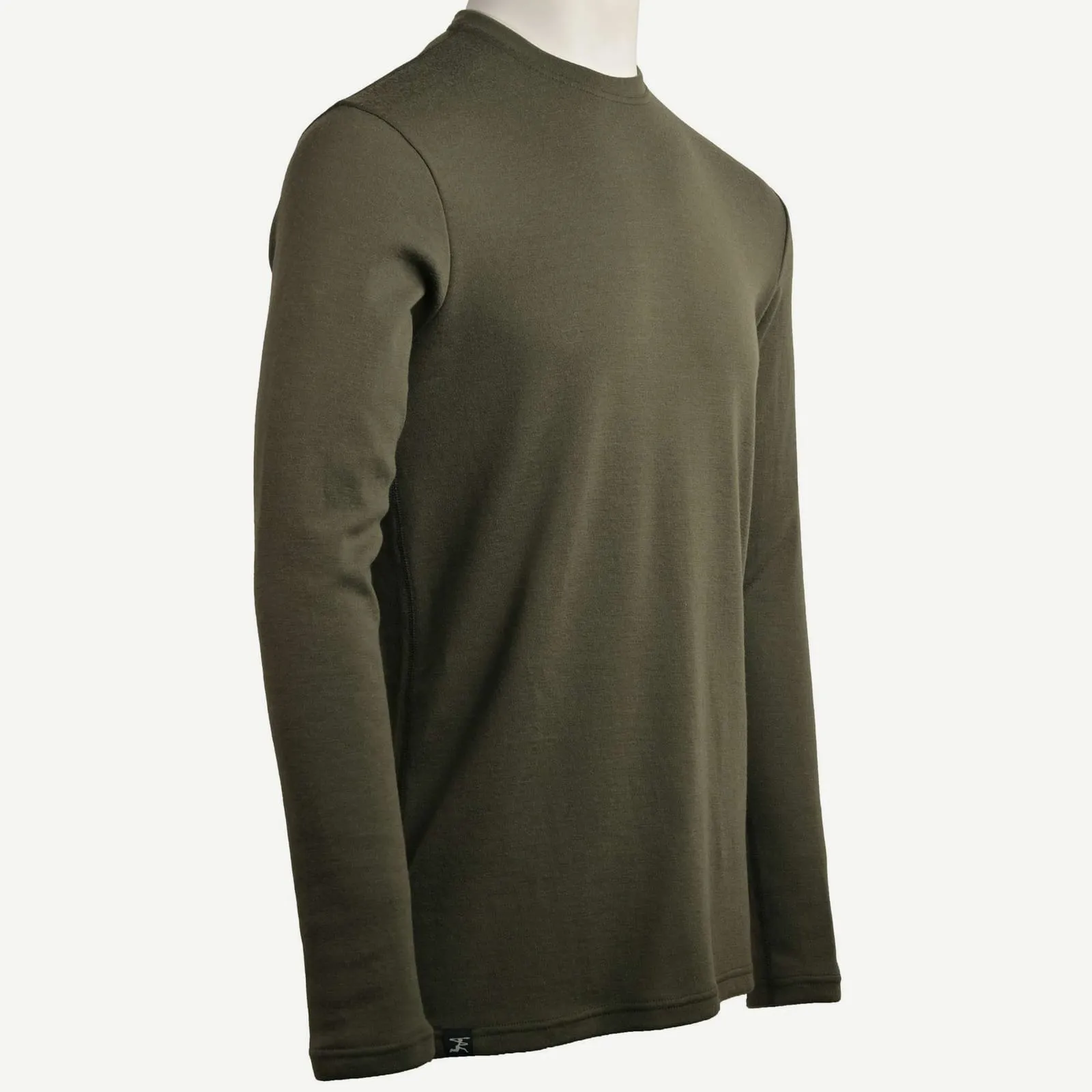 Men's extra warm long sleeve relaxed fit top Altai — Dark green (2)