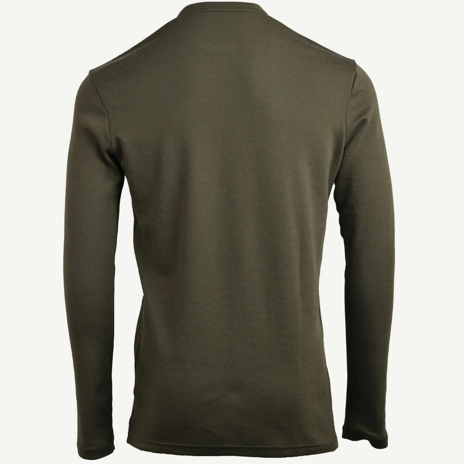 Men's extra warm long sleeve slim fit top Altai — Dark green (4)