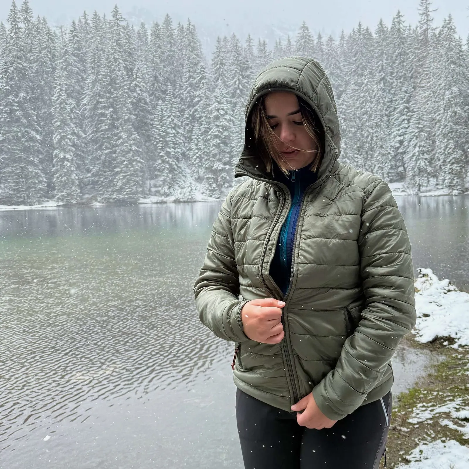 Women’s Ultralight Hooded Jacket — Clover green (11)