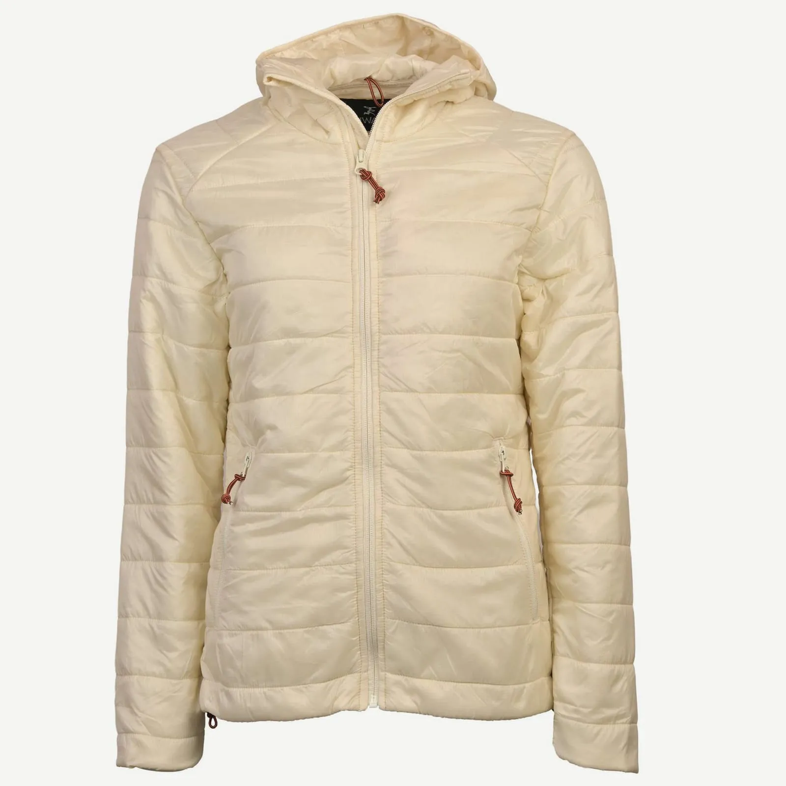 Women’s Ultralight Hooded Jacket — Light cream (1)