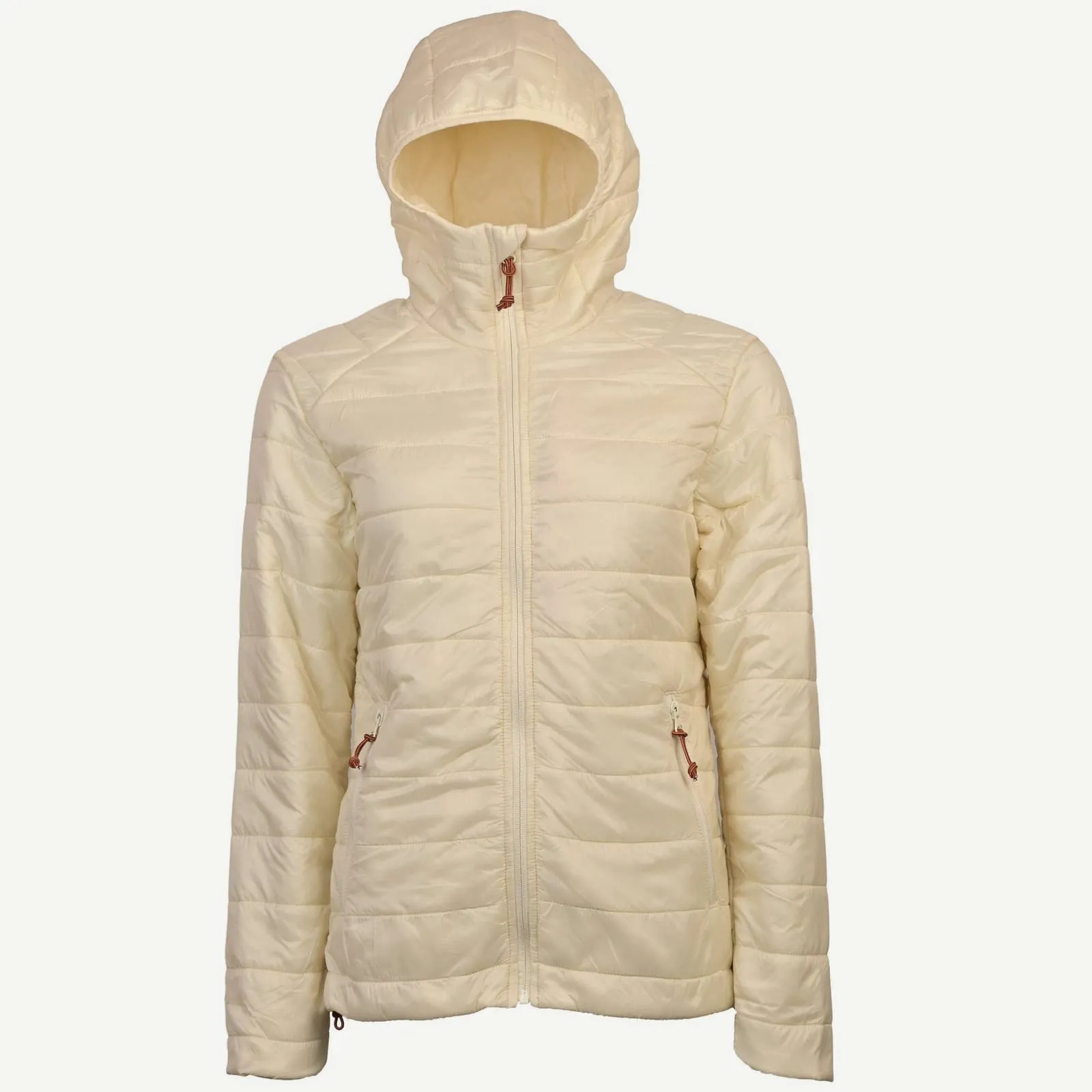Women’s Ultralight Hooded Jacket — Light cream (2)