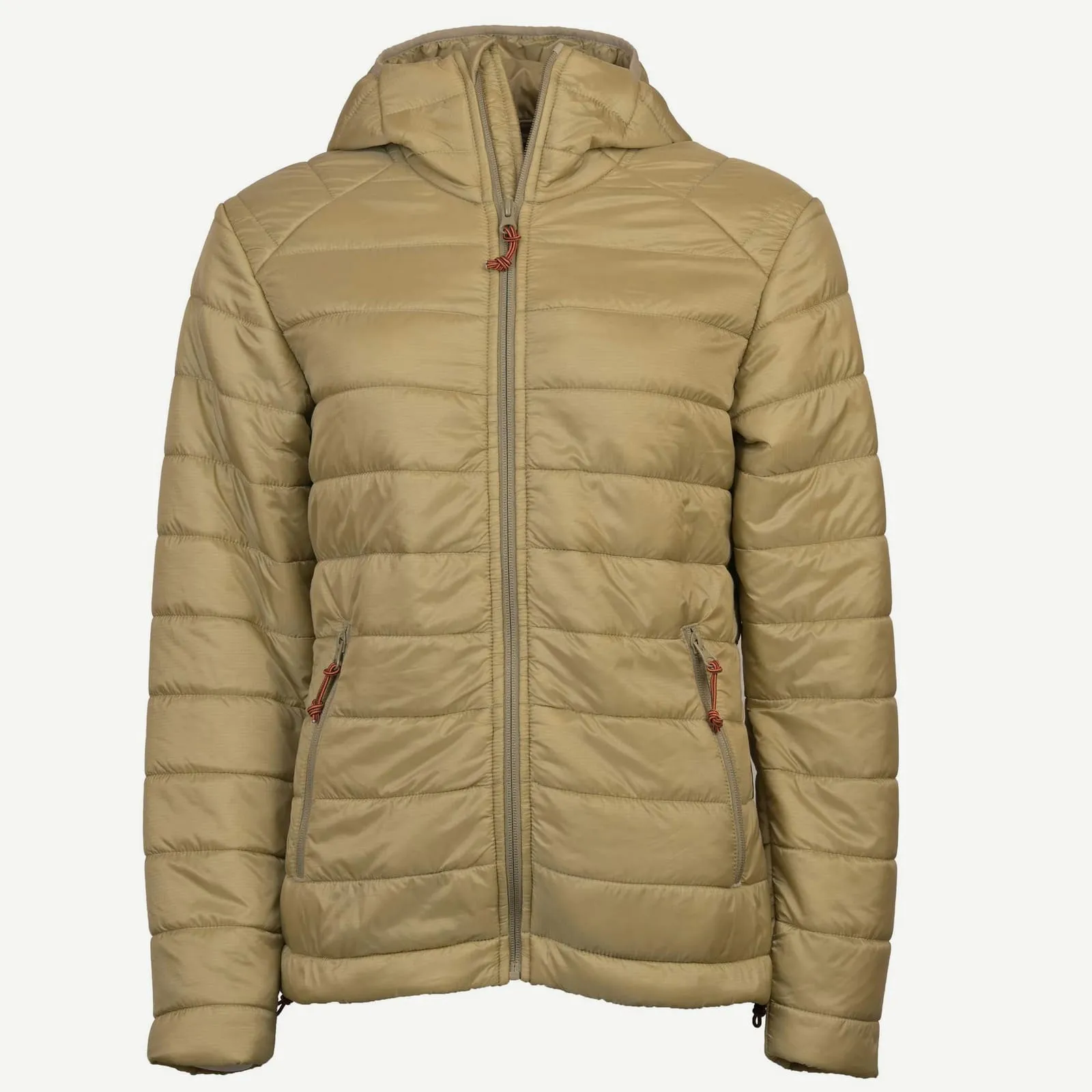 Women’s Ultralight Hooded Jacket — Safari (1)