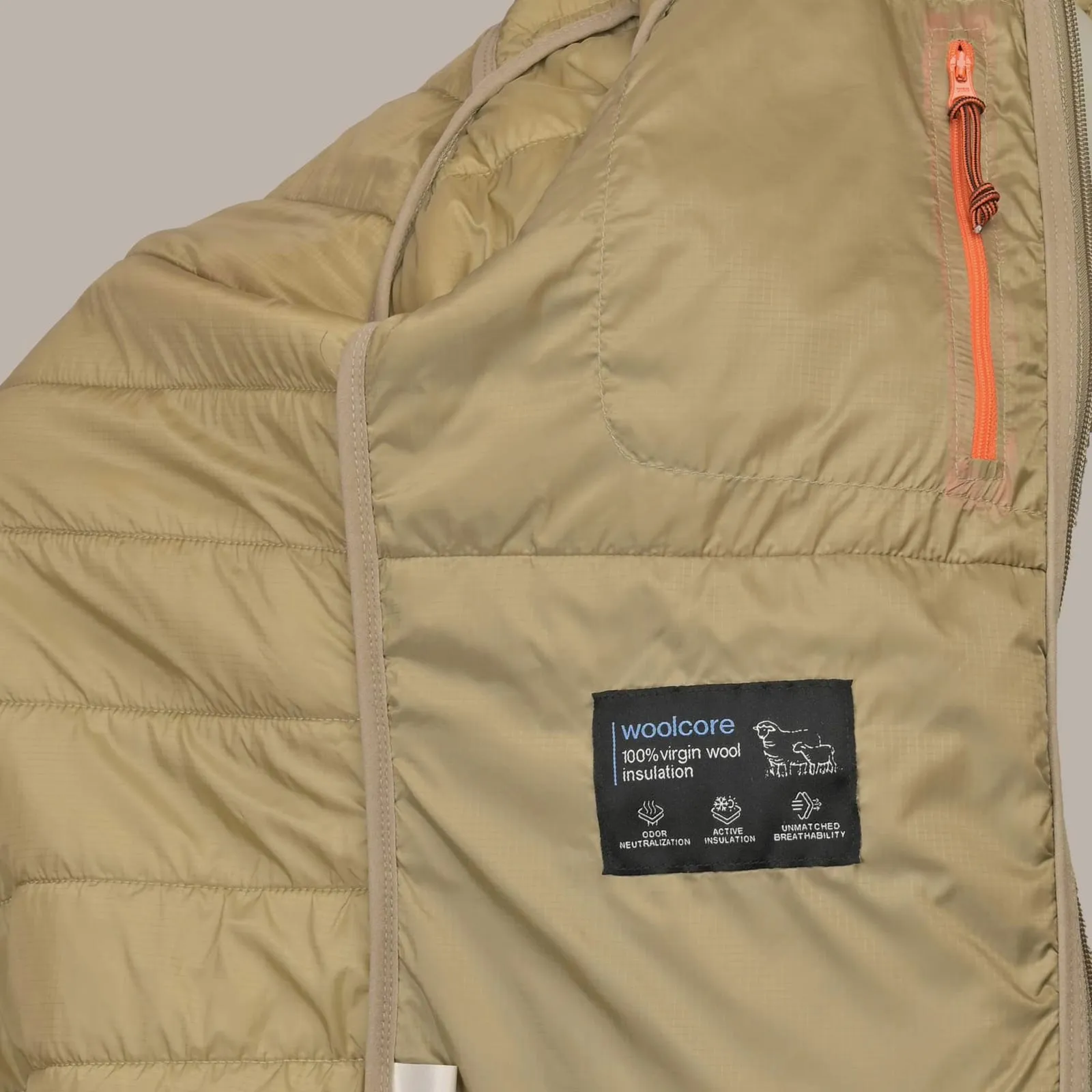 Women’s Ultralight Hooded Jacket — Safari (6)