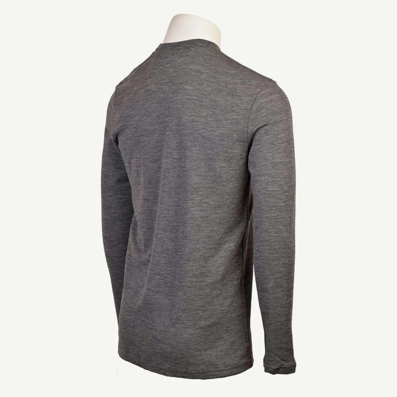 Men’s Long-Sleeve Merino Baselayer 220 — Dark grey (3)