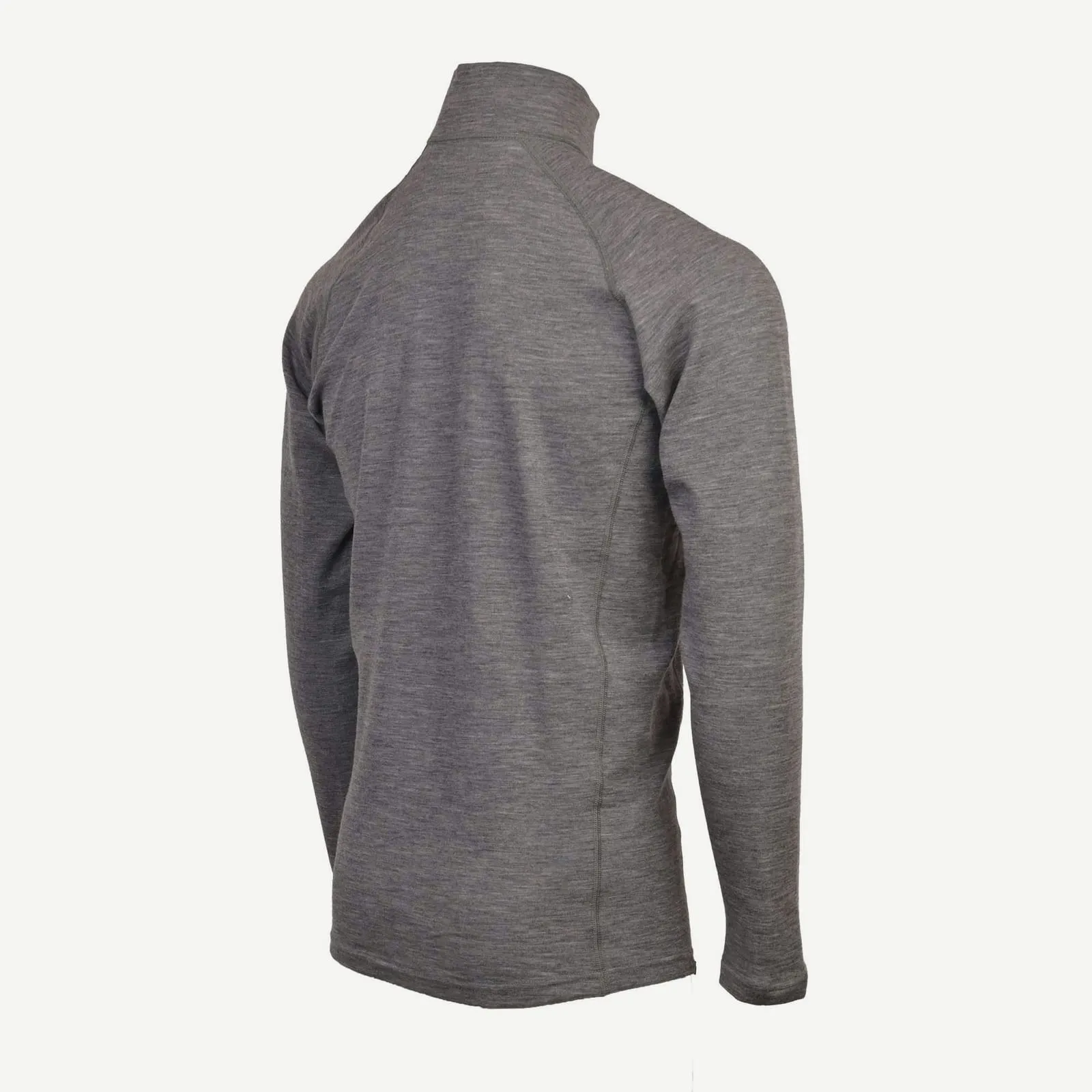 Men’s Merino Half-Zip BaseLayer 220 — Dark grey (4)