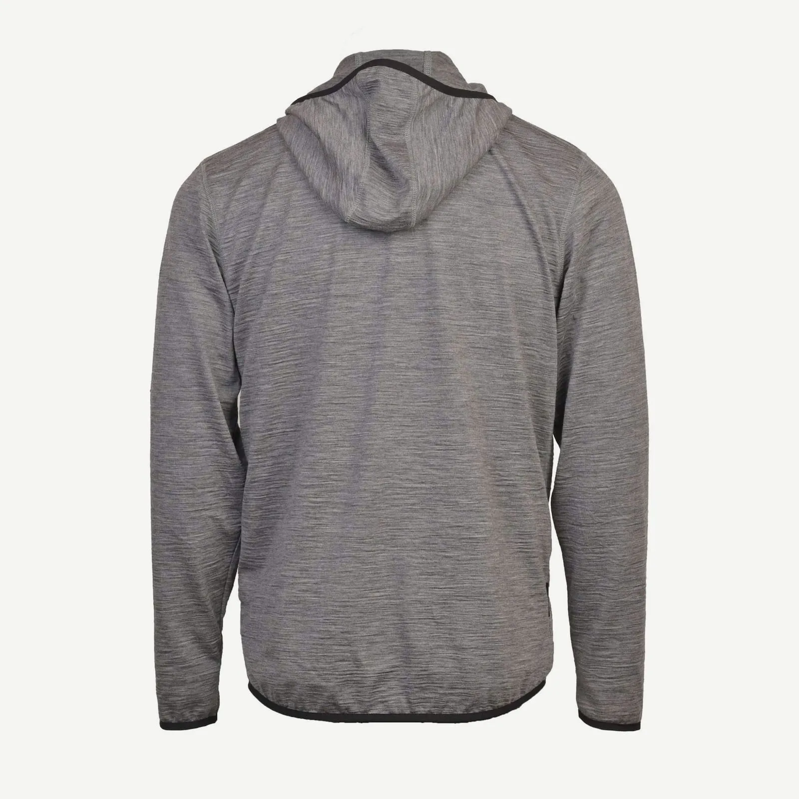 Men’s Full-Zip Merino Hoodie 190 — Dark grey (4)