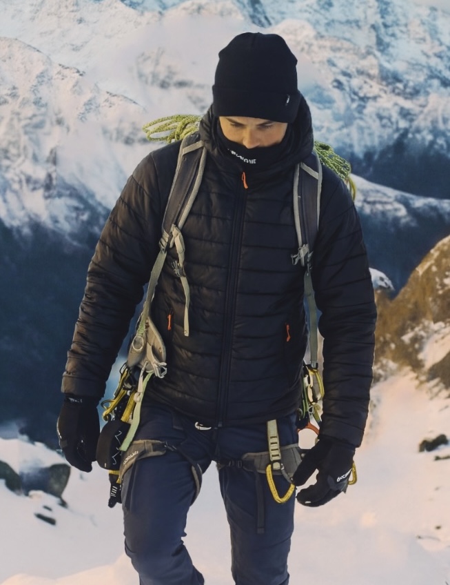 Ultralight wool insulated hooded Jacket